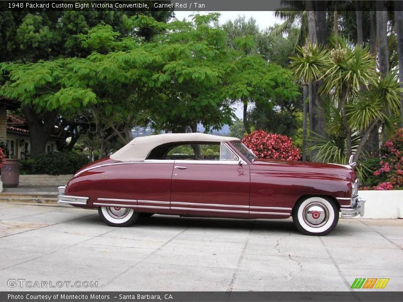 Garnet Red / Tan 1948 Packard Custom Eight Victoria Convertible
