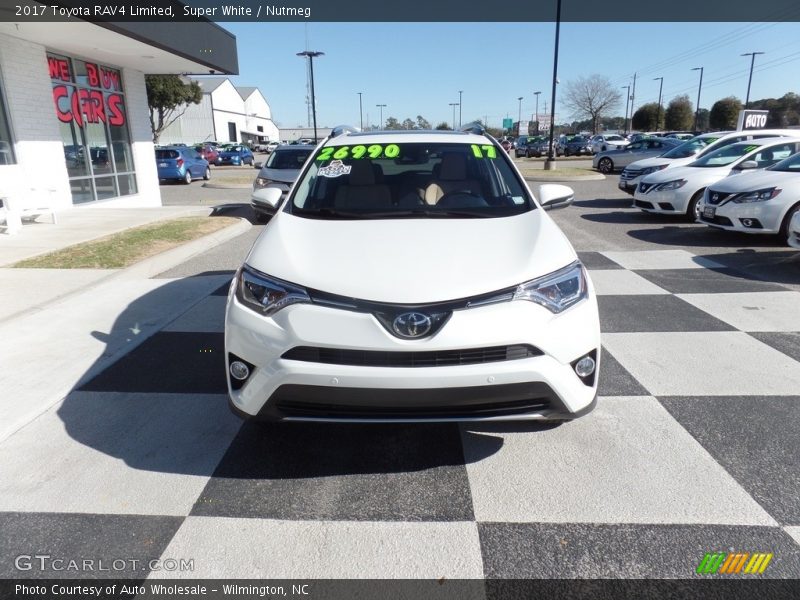 Super White / Nutmeg 2017 Toyota RAV4 Limited
