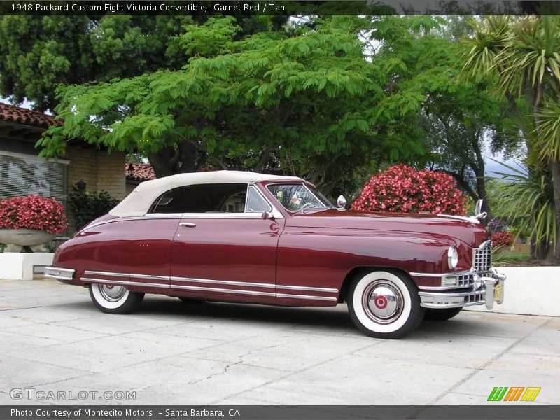 Garnet Red / Tan 1948 Packard Custom Eight Victoria Convertible