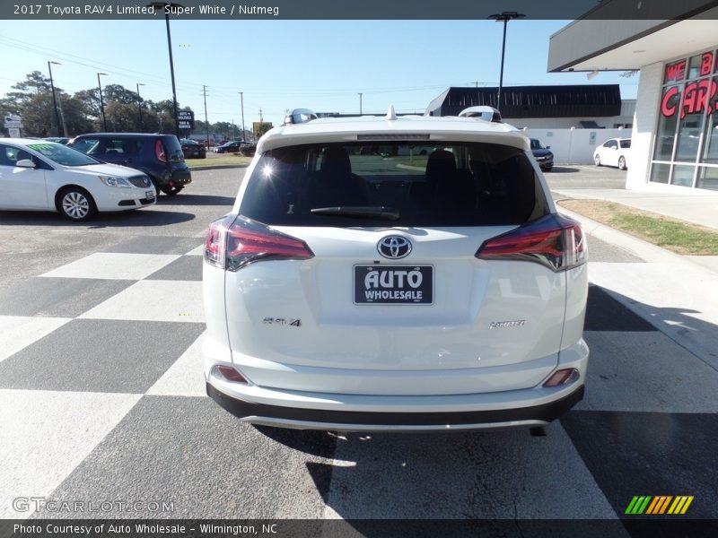 Super White / Nutmeg 2017 Toyota RAV4 Limited