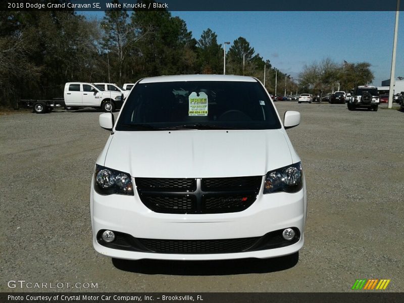 White Knuckle / Black 2018 Dodge Grand Caravan SE