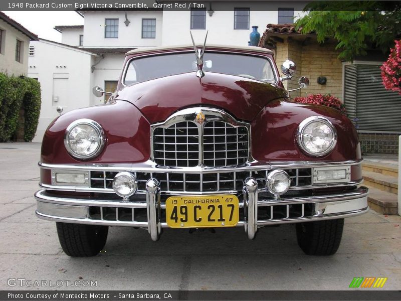 Garnet Red / Tan 1948 Packard Custom Eight Victoria Convertible