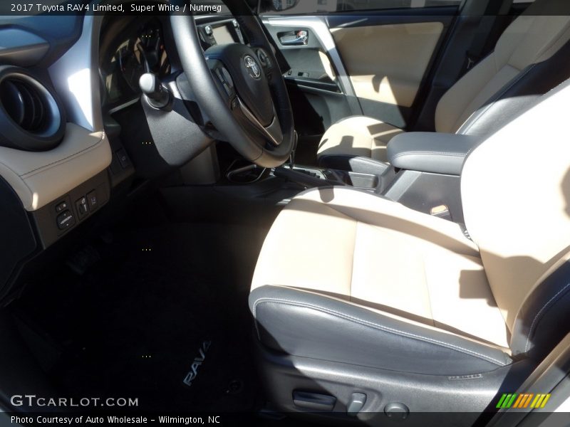 Super White / Nutmeg 2017 Toyota RAV4 Limited