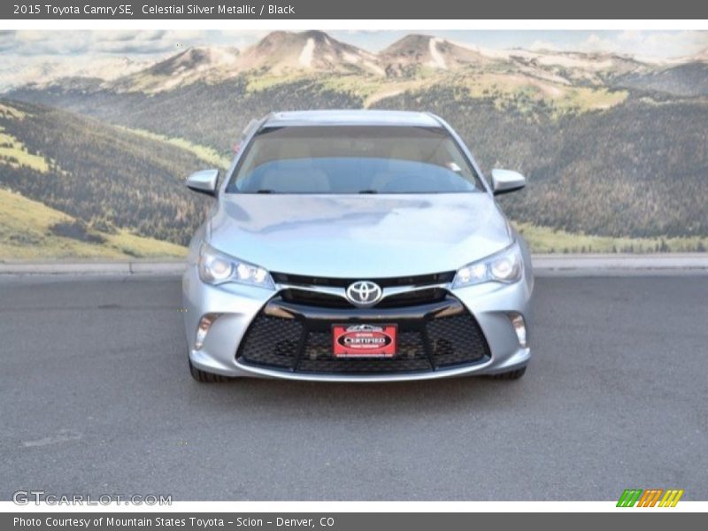 Celestial Silver Metallic / Black 2015 Toyota Camry SE