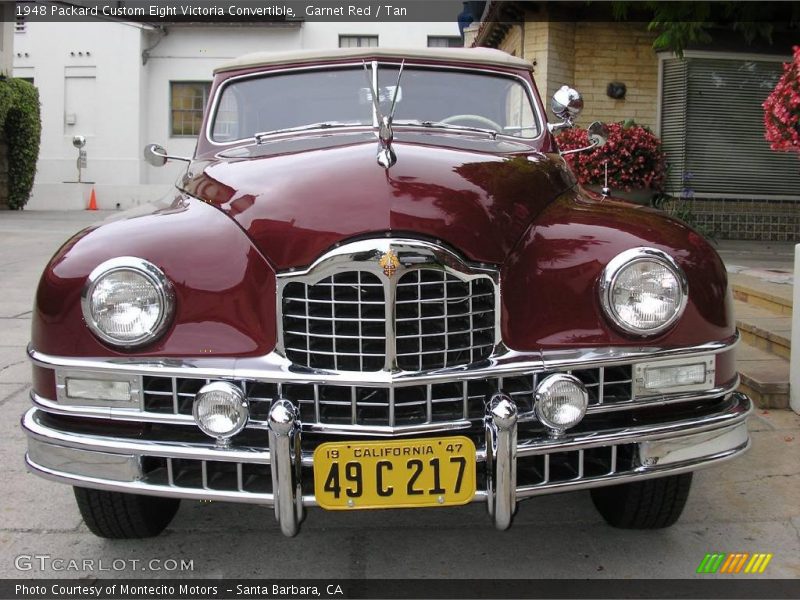 Garnet Red / Tan 1948 Packard Custom Eight Victoria Convertible