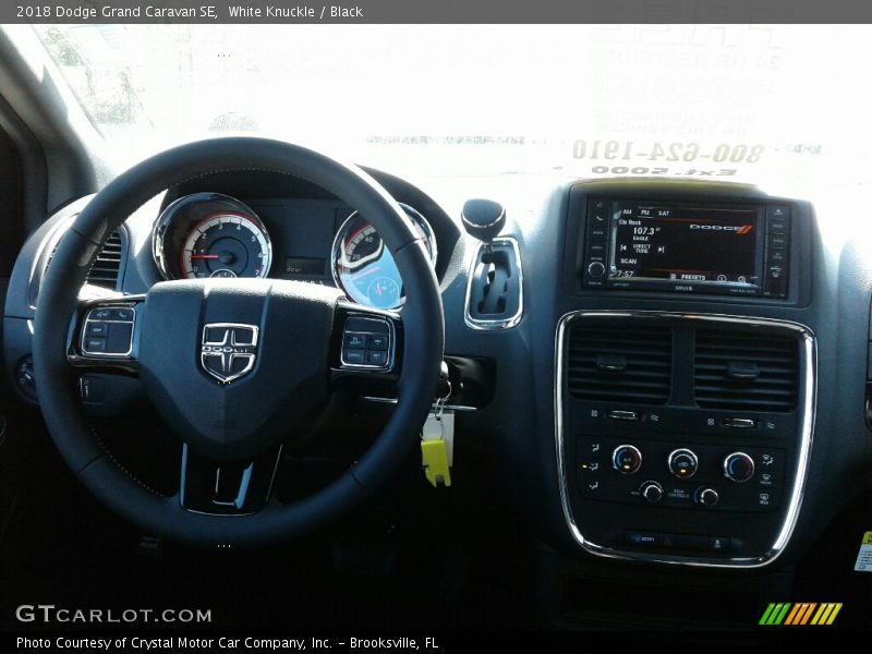 White Knuckle / Black 2018 Dodge Grand Caravan SE