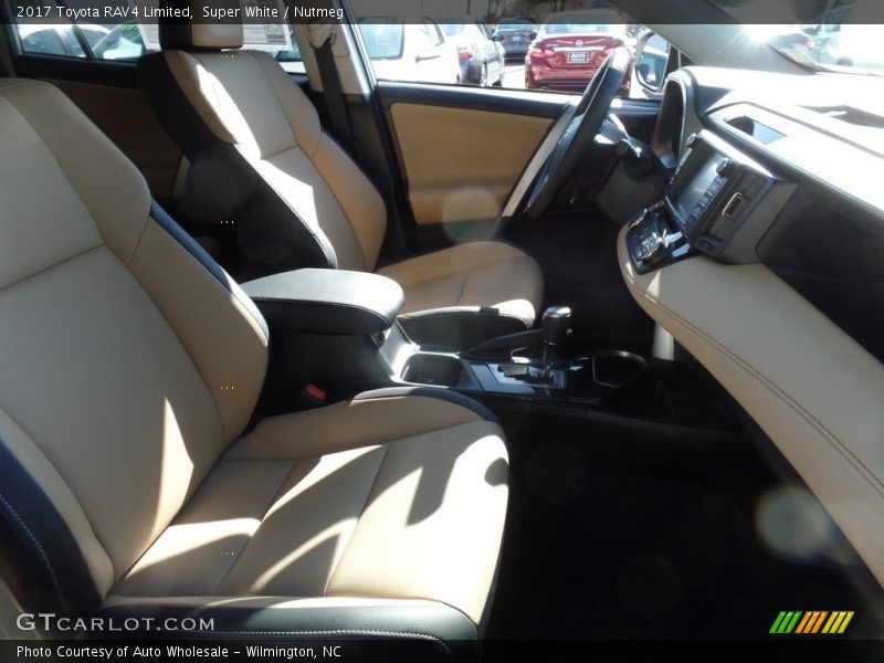 Super White / Nutmeg 2017 Toyota RAV4 Limited