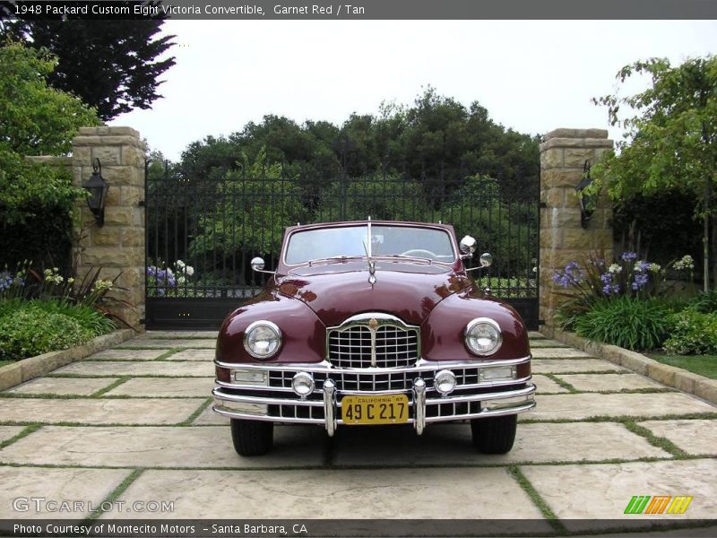 Garnet Red / Tan 1948 Packard Custom Eight Victoria Convertible