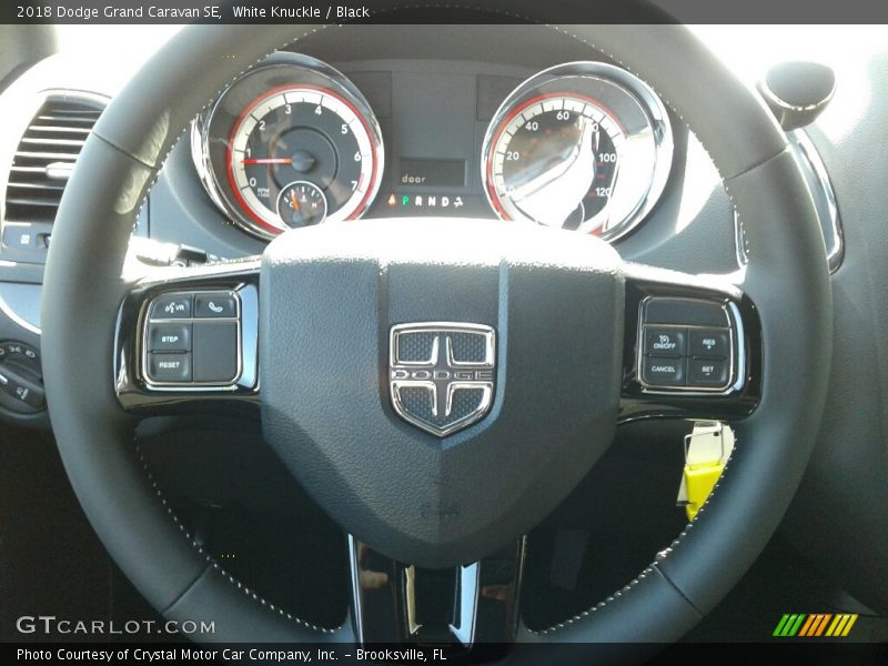 White Knuckle / Black 2018 Dodge Grand Caravan SE