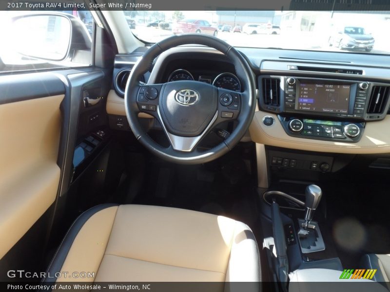 Super White / Nutmeg 2017 Toyota RAV4 Limited