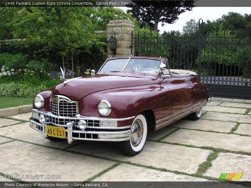 Garnet Red / Tan 1948 Packard Custom Eight Victoria Convertible