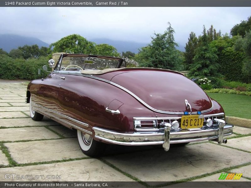 Garnet Red / Tan 1948 Packard Custom Eight Victoria Convertible