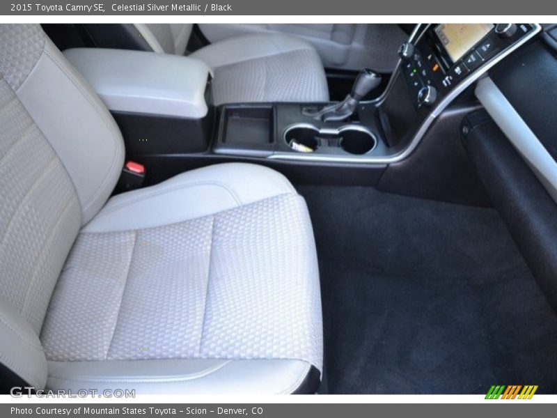 Celestial Silver Metallic / Black 2015 Toyota Camry SE