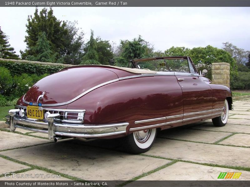Garnet Red / Tan 1948 Packard Custom Eight Victoria Convertible