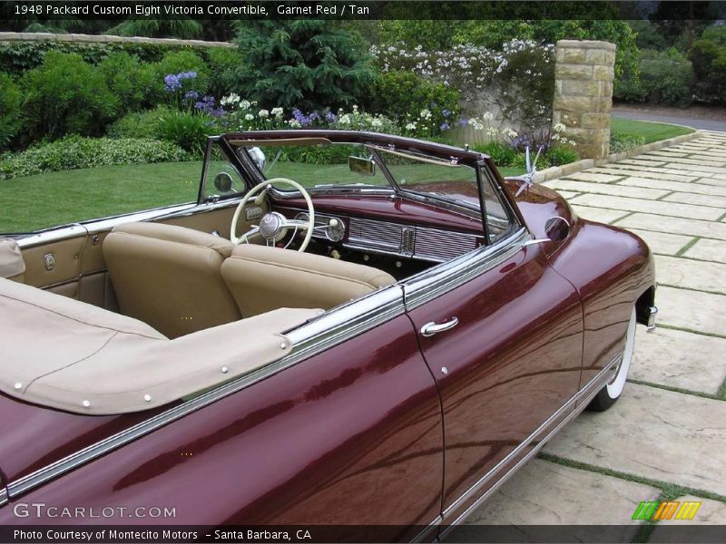 Garnet Red / Tan 1948 Packard Custom Eight Victoria Convertible