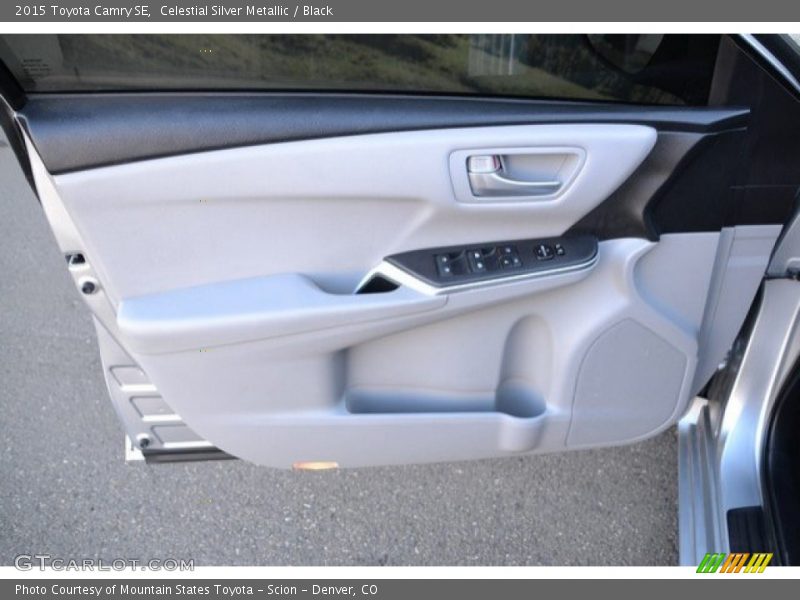 Celestial Silver Metallic / Black 2015 Toyota Camry SE