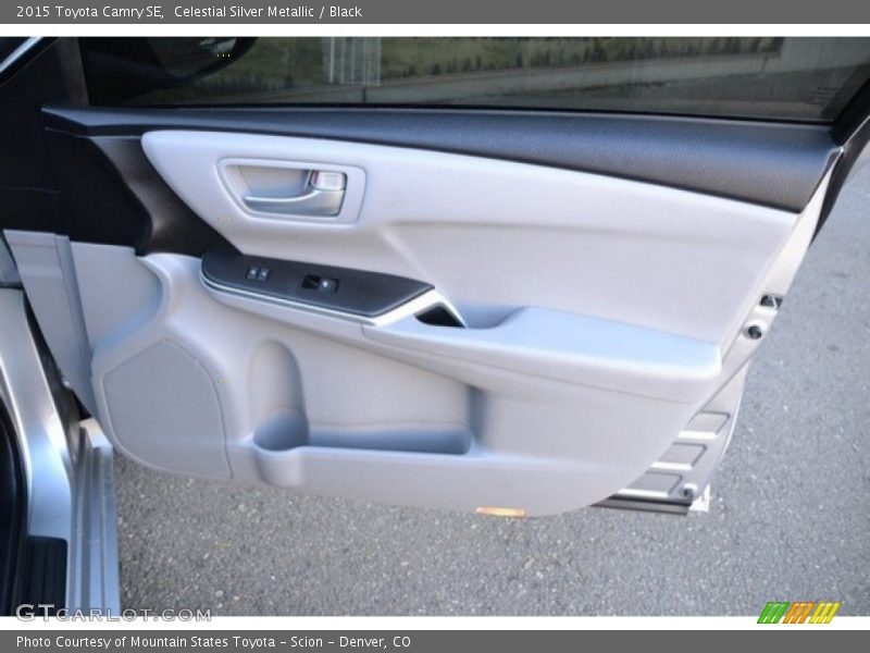 Celestial Silver Metallic / Black 2015 Toyota Camry SE