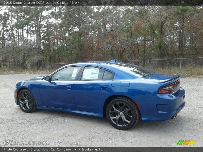 IndiGo Blue / Black 2018 Dodge Charger SXT Plus