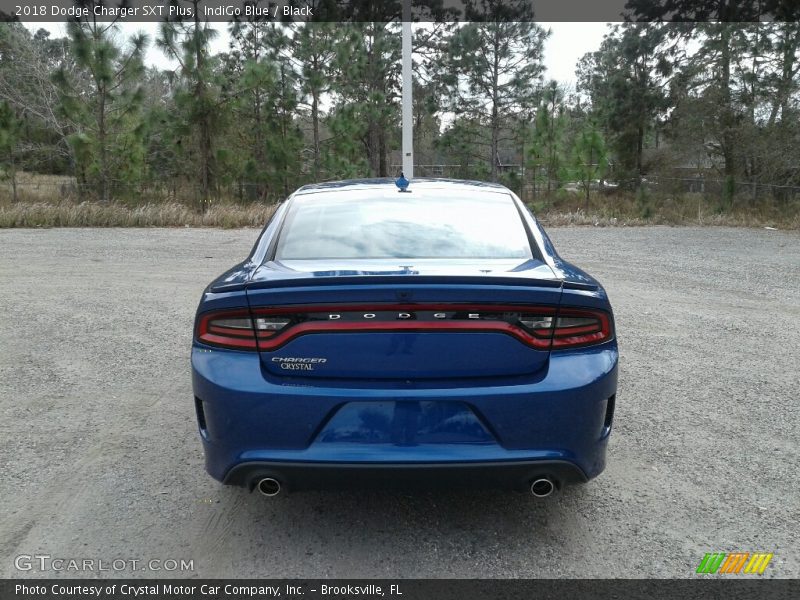 IndiGo Blue / Black 2018 Dodge Charger SXT Plus