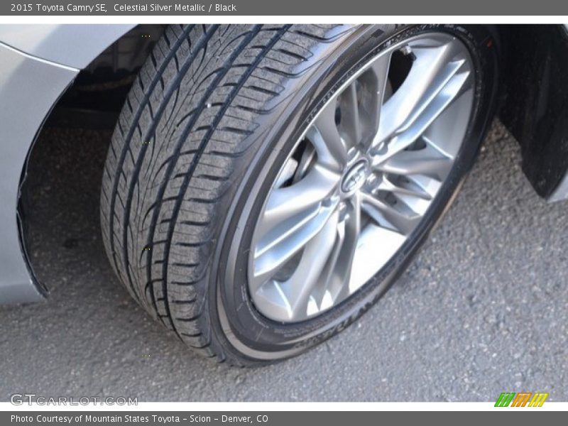 Celestial Silver Metallic / Black 2015 Toyota Camry SE