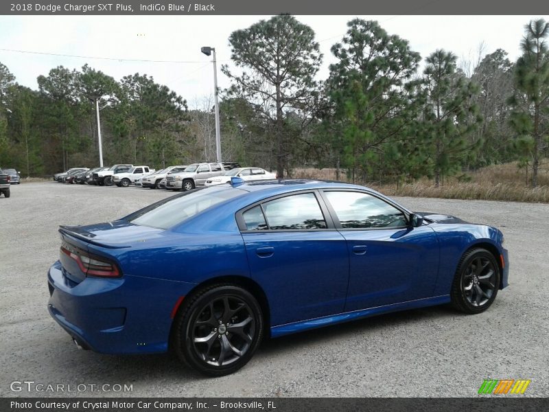 IndiGo Blue / Black 2018 Dodge Charger SXT Plus