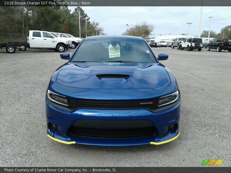 IndiGo Blue / Black 2018 Dodge Charger SXT Plus
