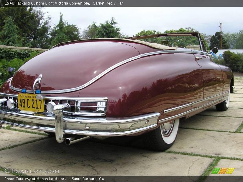 Garnet Red / Tan 1948 Packard Custom Eight Victoria Convertible