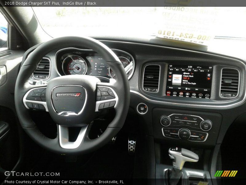 IndiGo Blue / Black 2018 Dodge Charger SXT Plus