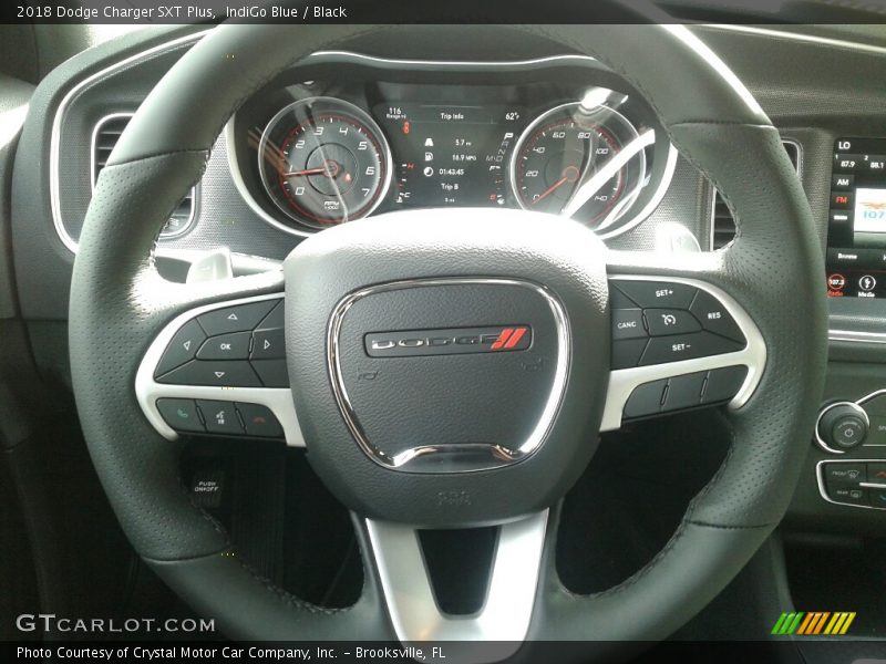 IndiGo Blue / Black 2018 Dodge Charger SXT Plus