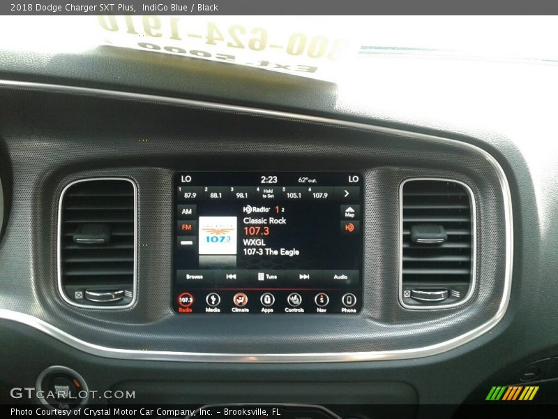 IndiGo Blue / Black 2018 Dodge Charger SXT Plus