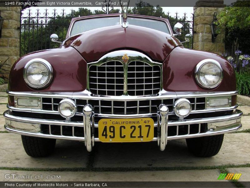 Garnet Red / Tan 1948 Packard Custom Eight Victoria Convertible