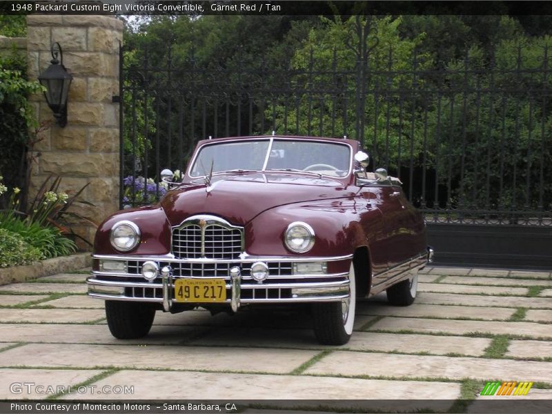 Garnet Red / Tan 1948 Packard Custom Eight Victoria Convertible