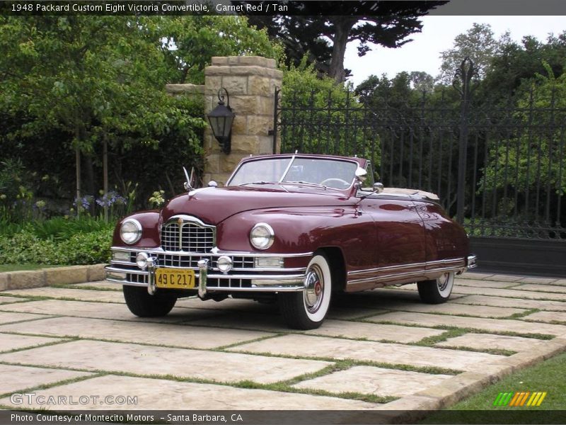 Garnet Red / Tan 1948 Packard Custom Eight Victoria Convertible