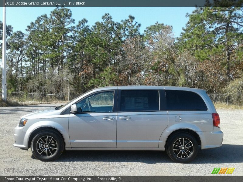 Billet / Black 2018 Dodge Grand Caravan SE