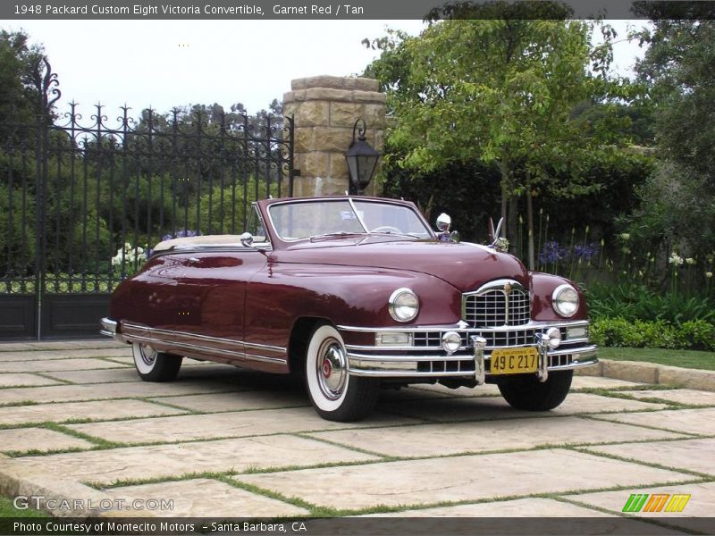 Garnet Red / Tan 1948 Packard Custom Eight Victoria Convertible