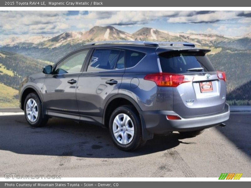 Magnetic Gray Metallic / Black 2015 Toyota RAV4 LE