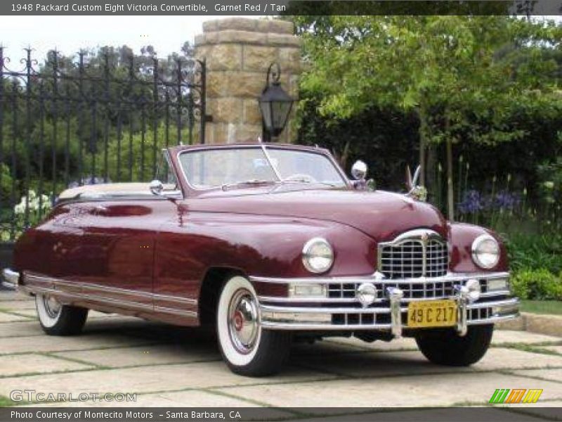 Garnet Red / Tan 1948 Packard Custom Eight Victoria Convertible