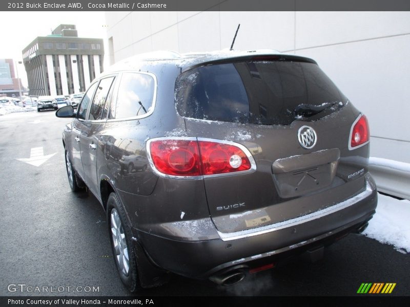 Cocoa Metallic / Cashmere 2012 Buick Enclave AWD