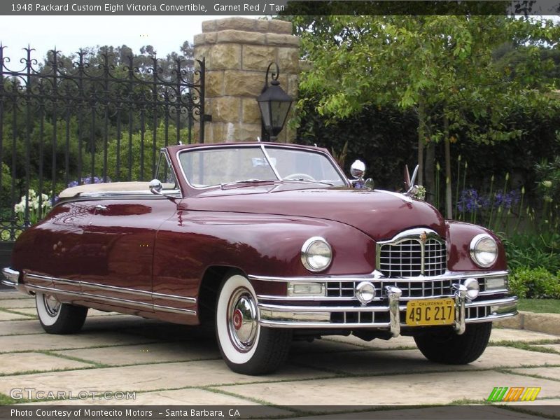 Garnet Red / Tan 1948 Packard Custom Eight Victoria Convertible