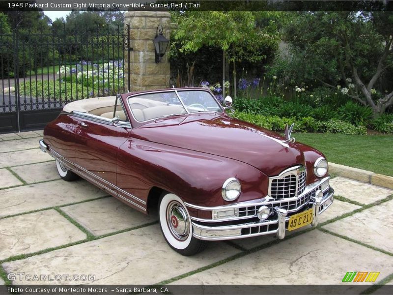 Garnet Red / Tan 1948 Packard Custom Eight Victoria Convertible
