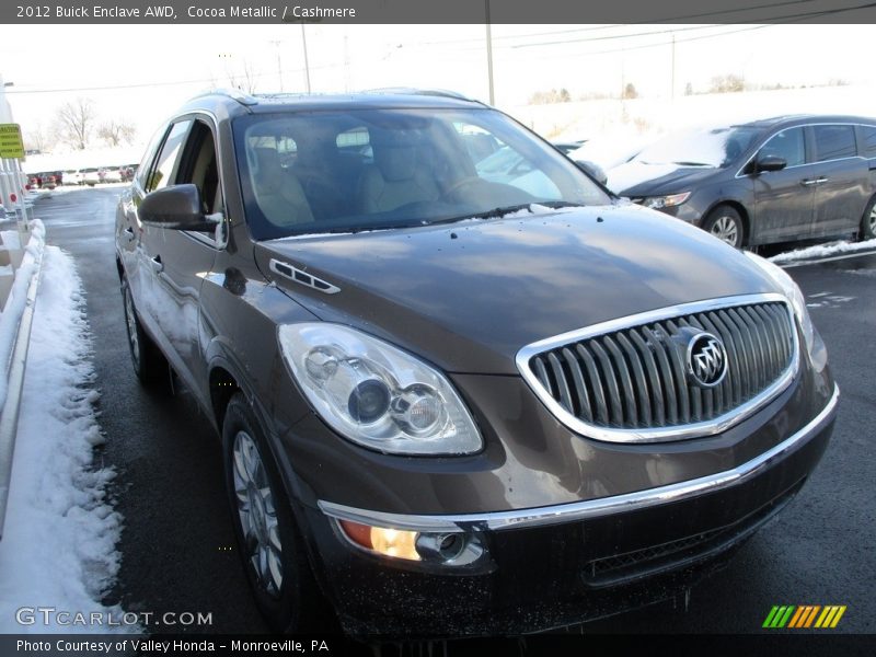 Cocoa Metallic / Cashmere 2012 Buick Enclave AWD