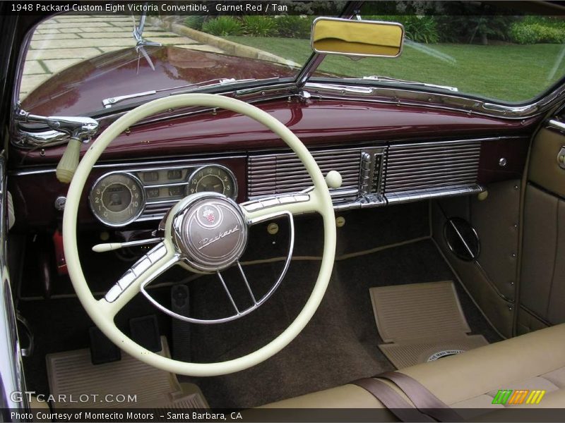 Tan Interior - 1948 Custom Eight Victoria Convertible 