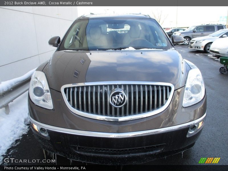 Cocoa Metallic / Cashmere 2012 Buick Enclave AWD