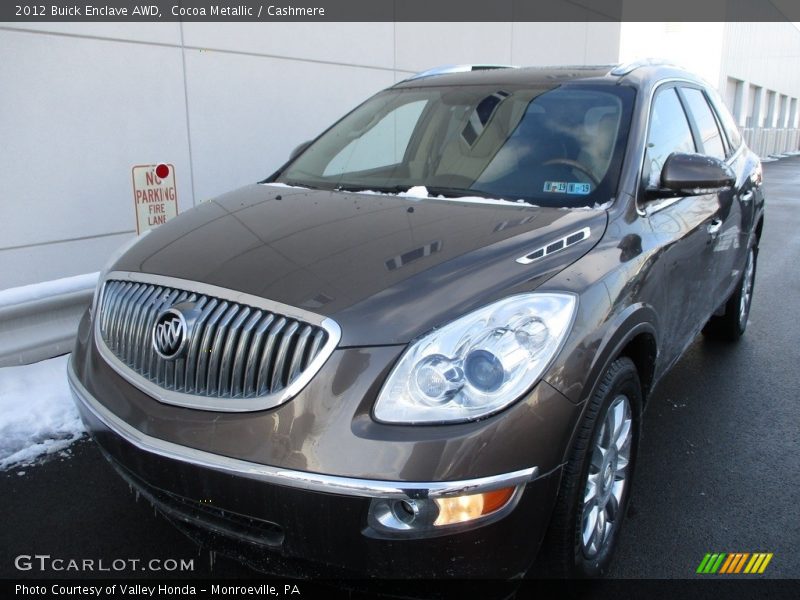 Cocoa Metallic / Cashmere 2012 Buick Enclave AWD