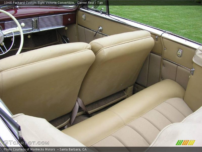 Garnet Red / Tan 1948 Packard Custom Eight Victoria Convertible