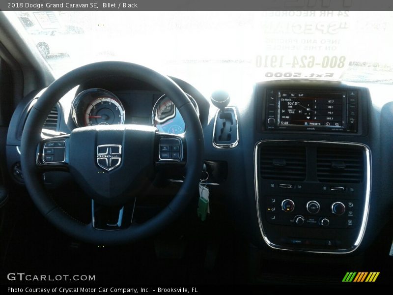 Billet / Black 2018 Dodge Grand Caravan SE