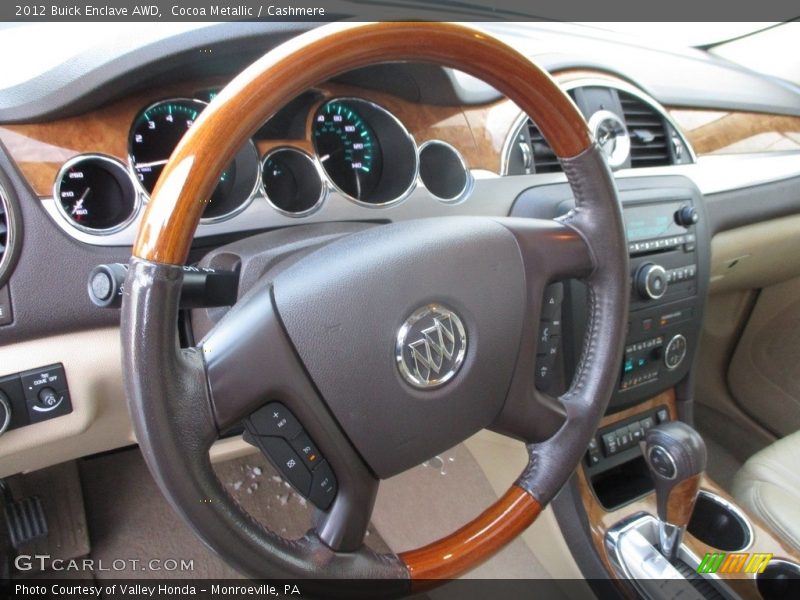 Cocoa Metallic / Cashmere 2012 Buick Enclave AWD