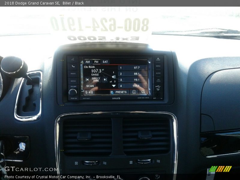 Billet / Black 2018 Dodge Grand Caravan SE