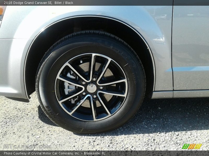 Billet / Black 2018 Dodge Grand Caravan SE