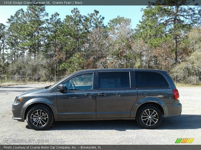 Granite Pearl / Black 2018 Dodge Grand Caravan SE